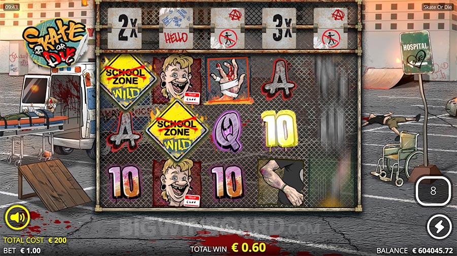 Skate or Die slot